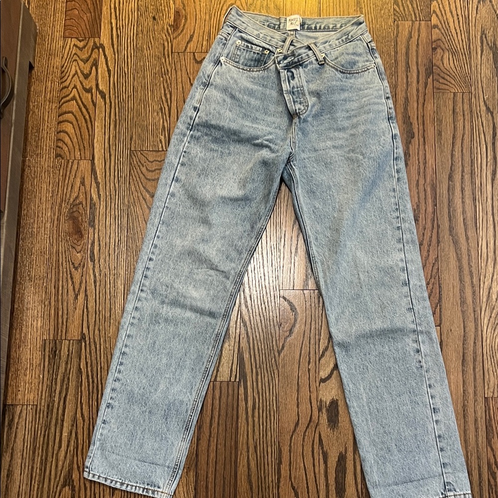 Princess Polly Asymmetrical Denim Jeans